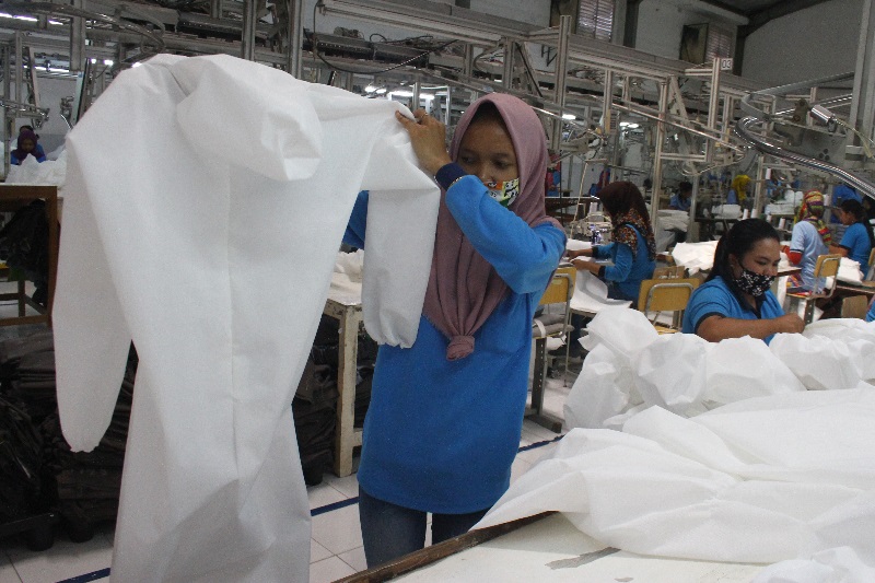 Indonesia mampu produksi APD hingga 28 juta pieces per bulan