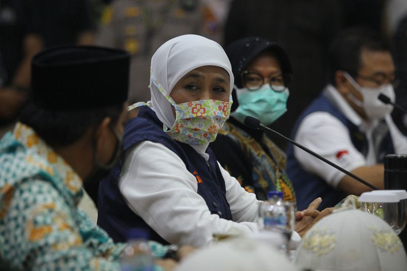 Khofifah ajukan penerapan PSBB Surabaya Raya