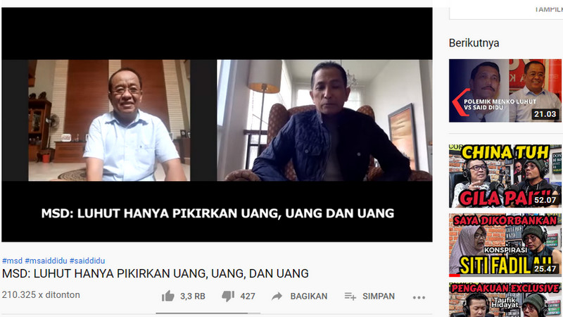 Polisi periksa Hersubeno Arief terkait laporan Luhut Pandjaitan