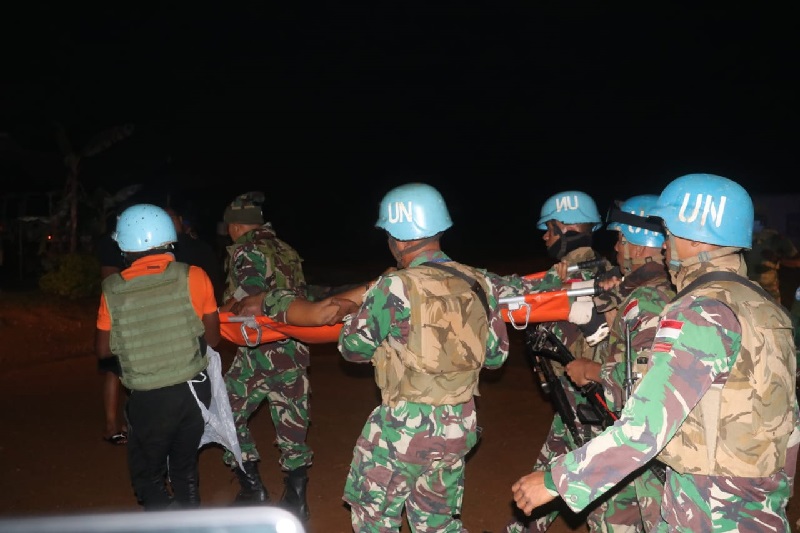 Diserang kelompok bersenjata, prajurit TNI gugur dalam tugas di Kongo