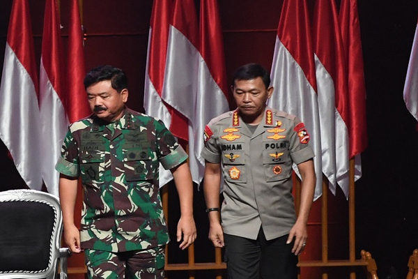 Survei SMRC tentang kepercayaan publik pada lembaga: TNI 84%, Presiden 81%