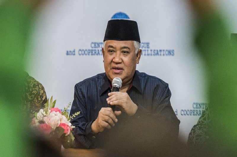 Din Syamsuddin: UU Corona bertentangan dengan konstitusi