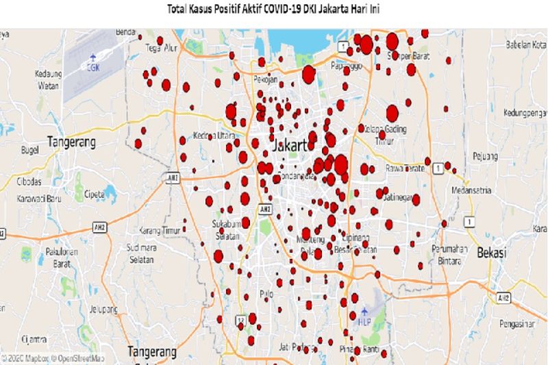 Ada 665 kasus baru, Jakarta duduki peningkatan tertinggi Covid-19 hari ini