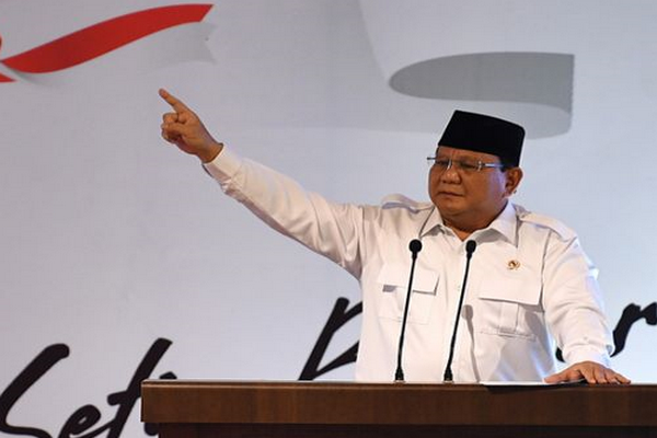 Gerindra bakal kukuhkan Prabowo jadi ketum lagi hari ini