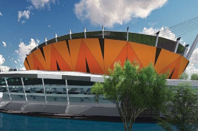 Pembangunan Stadion BMW terkendala impor baja dari China