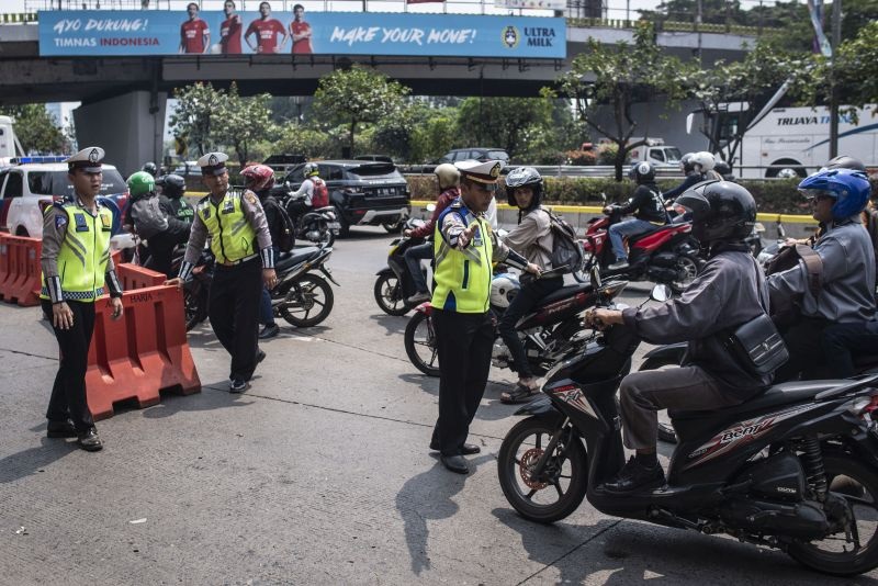 Demo buruh hari ini, polisi siapkan rencana pengalihan arus kendaraan
