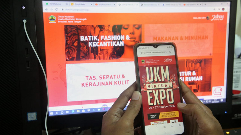 104 toko akan semarakkan UKM Virtual Expo Jateng