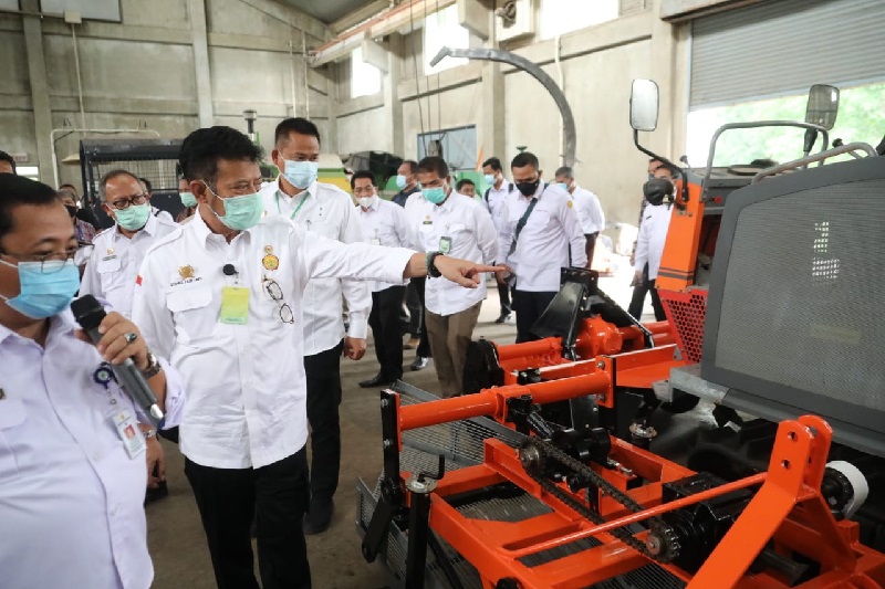 Mentan Syahrul optimistis pada kemajuan mekanisasi pertanian
