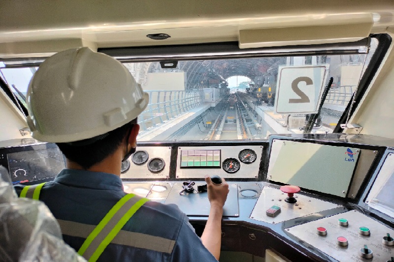 Pembangunan LRT Jabodebek sudah hampir 80%