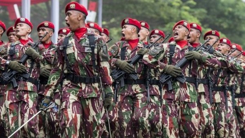 Panglima sidak mako pasukan khusus TNI