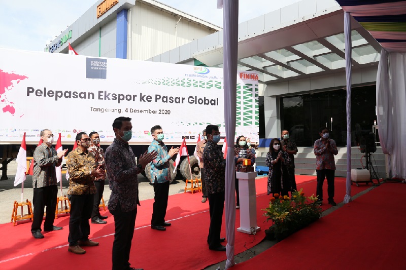 Presiden Jokowi lepas Rp23,75 triliun produk ekspor ke pasar global