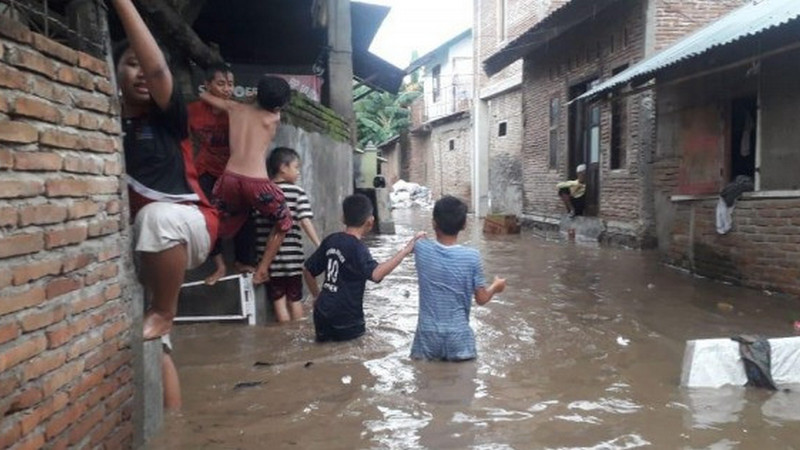 Intensitas hujan tinggi, 9 Desa di Sumbawa terendam banjir