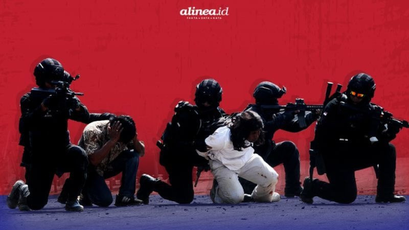 Polisi sebut terduga teroris berbaiat di Markas FPI
