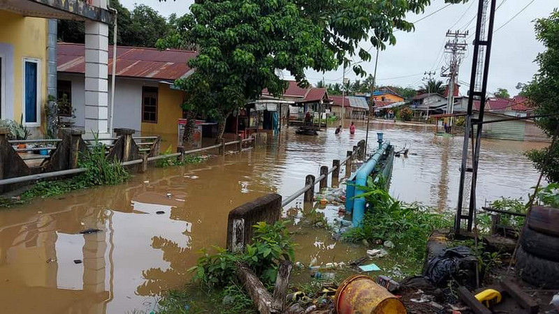 Lebaran, 7 desa di Kalsel terendam banjir