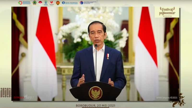 Buka festival Joglosemar, Jokowi: Beri tempat terbaik untuk UMKM