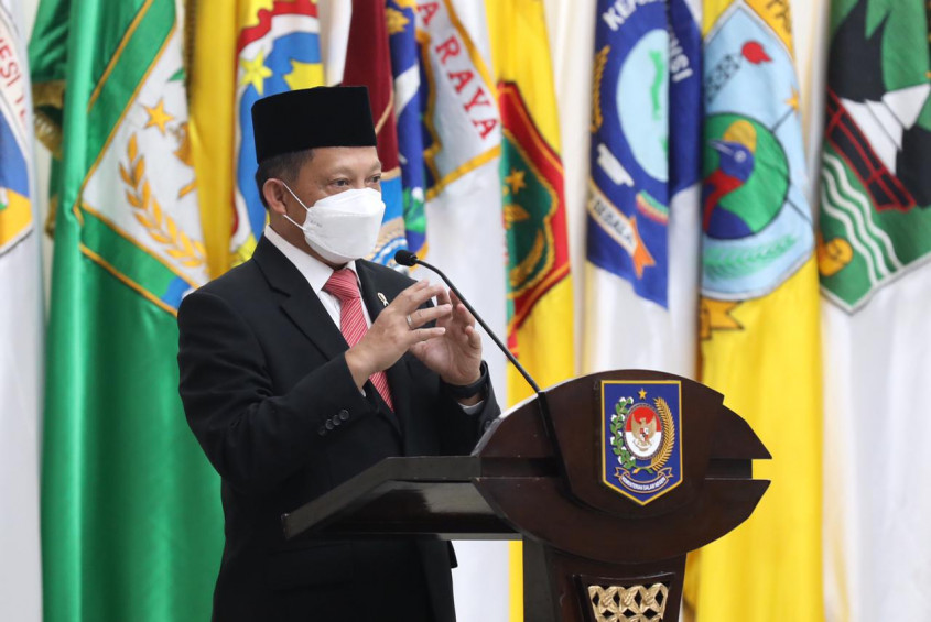 Gubernur Papua berhalangan, Tito lantik Bupati-Wabup Supiori