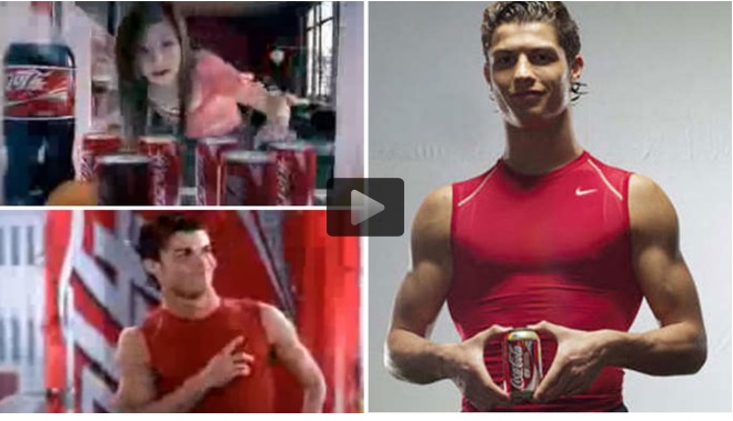 Dianggap munafik, Ronaldo pernah jadi bintang iklan Coca-Cola