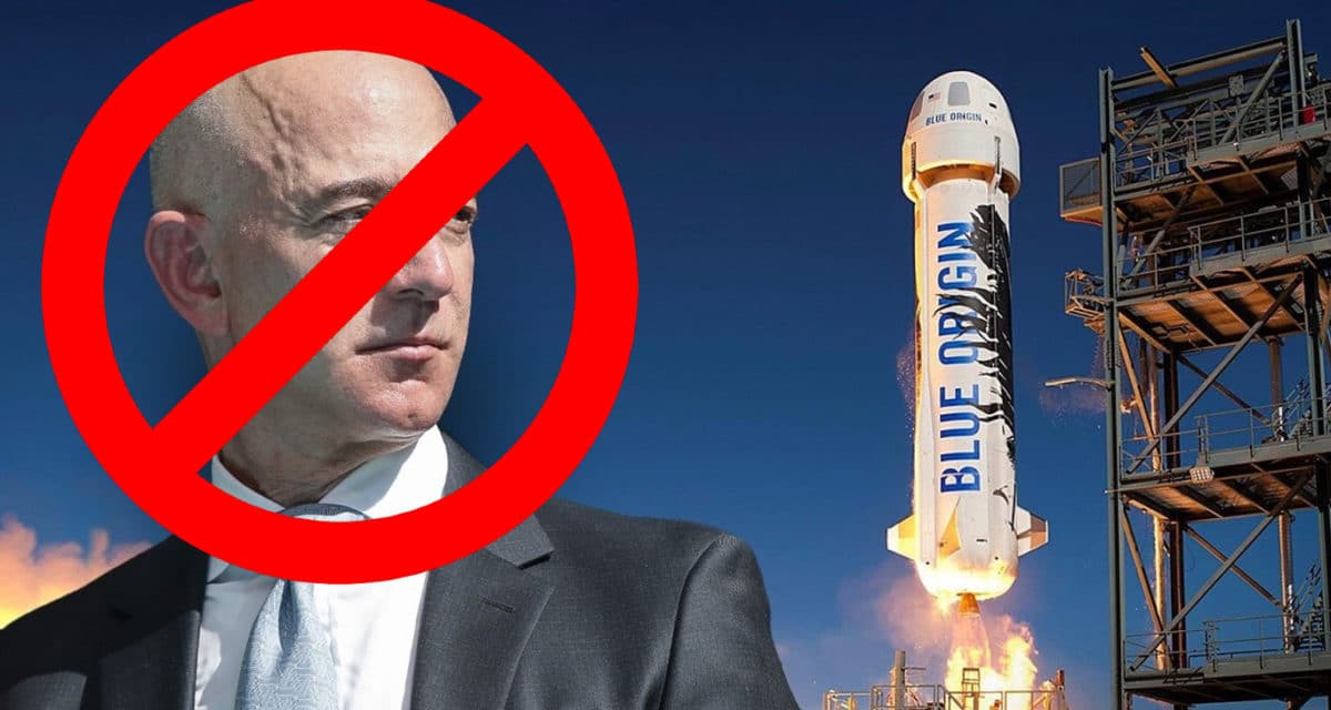 Puluhan ribu orang  menolak Jeff Bezos kembali ke bumi  
