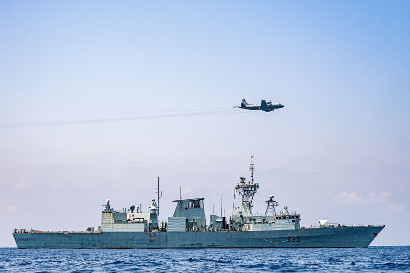 Kapal perang Kanada HMCS Calgary berkunjung ke Jakarta
