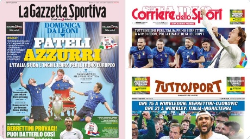 Media dan komunitas bola Italia serang mental Inggris