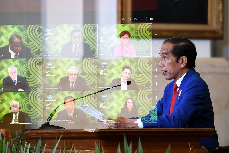 Di KTT APEC, Jokowi dorong kerja sama global tangani pandemi