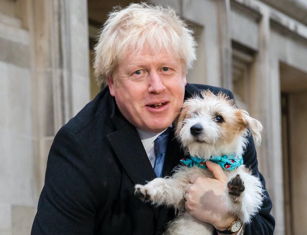 PM Inggris  curhat soal anjingnya yang suka menempel di kaki orang 