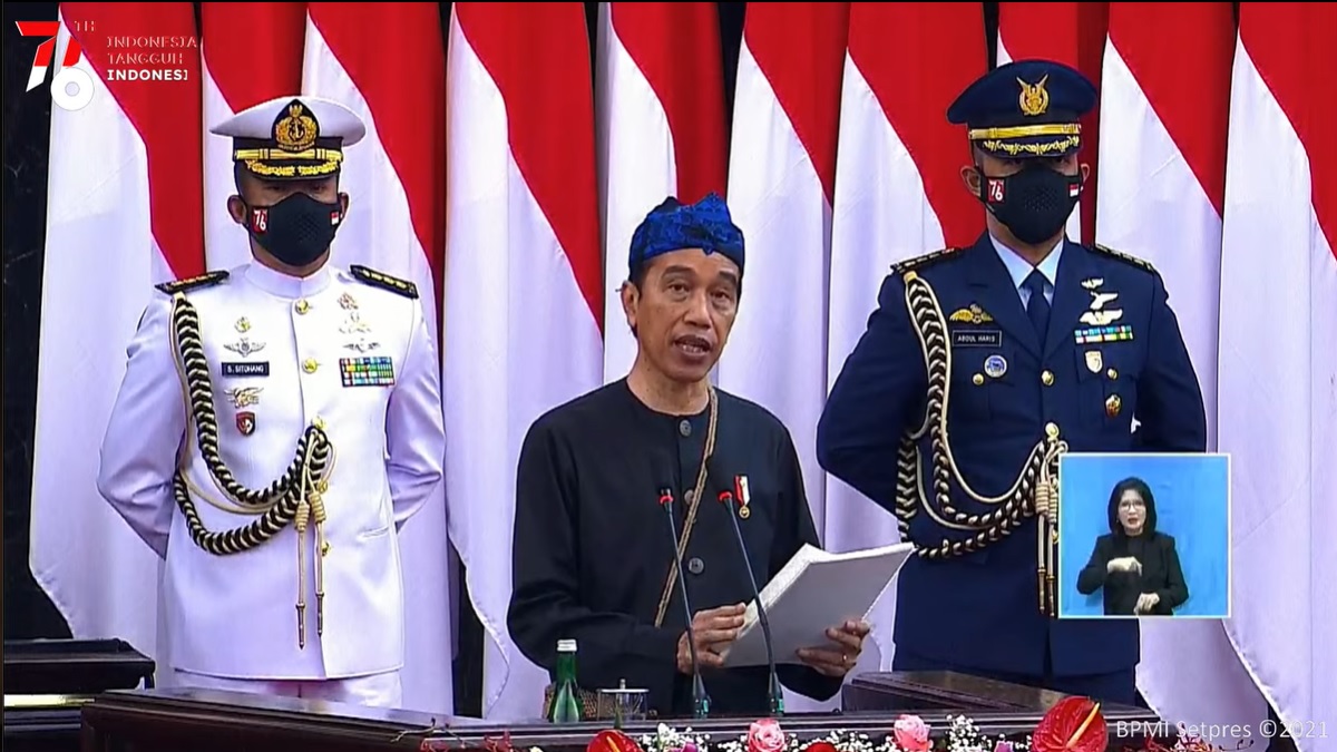 Jokowi: Pertumbuhan ekonomi dipatok 5,5% di 2022