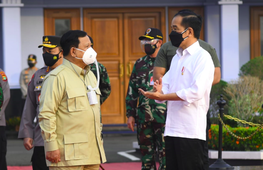 Prabowo-Kapolri dampingi Presiden Jokowi ke Kaltim