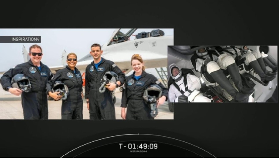 SpaceX melalui misi Inspiration4, terbangkan 4 astronot amatir pertama di dunia