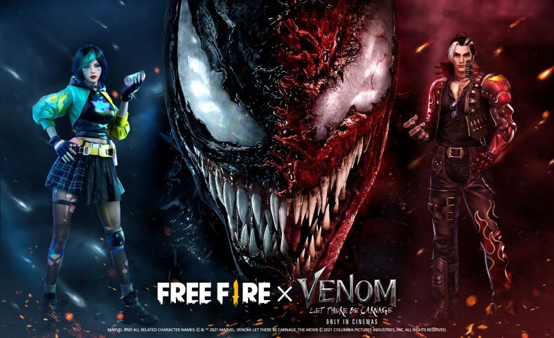 Konten Venom hadir di game Free Fire mulai 10 Oktober