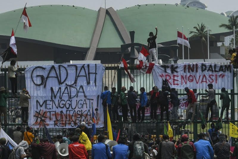 Ultimatum dicuekin Jokowi, BEM SI demo KPK hari ini