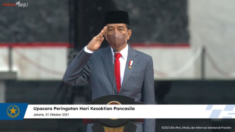 Presiden Jokowi pimpin upacara Hari Kesaktian Pancasila
