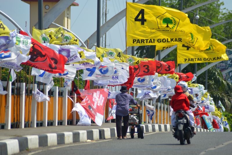 Survei SMRC: Dukungan ke PDIP-Gerindra cenderung turun, Golkar-PKB menguat