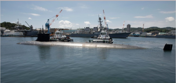 Kapal selam serang AS bertenaga nuklir tabrakan di dalam laut