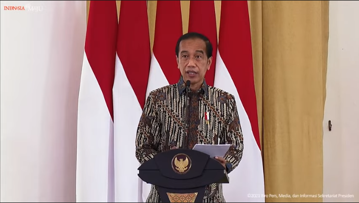 Jokowi di Apkasi Otonomi Expo 2021: Jangan sampai pasar dalam negeri dikuasai asing 