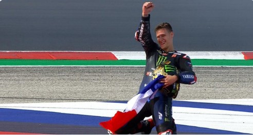 Bagnaia kecelakaan, Quartararo juarai MotoGP 2021
