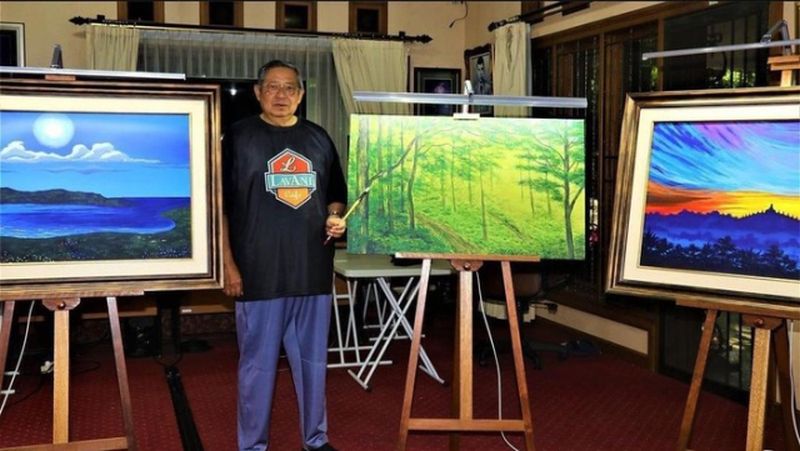 Menikmati masa tua, SBY ungkap hobinya melukis