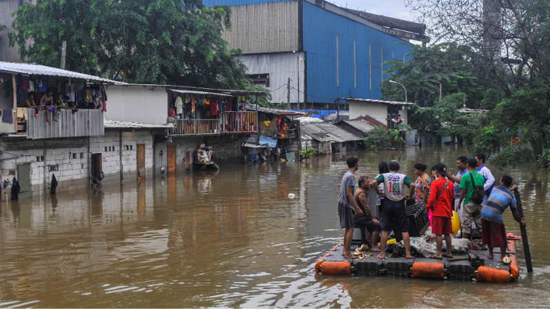 23 RT di Jakarta sempat banjir akibat curah hujan tinggi