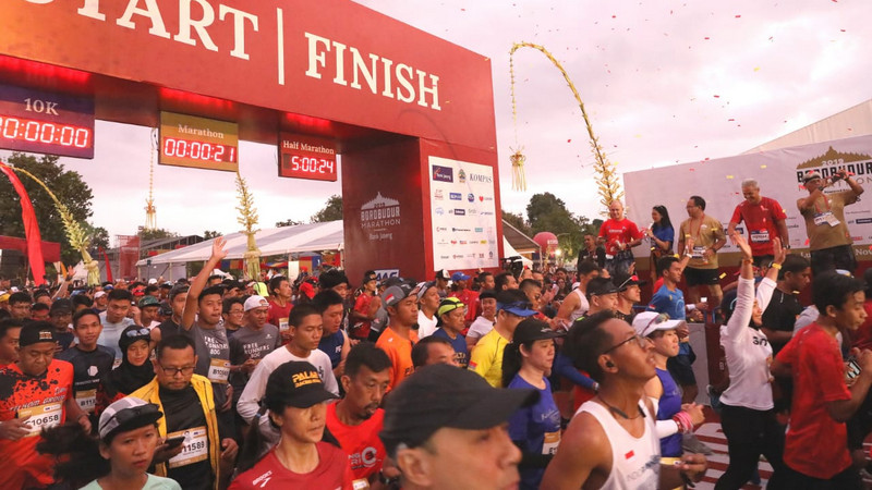 Mendagri larang warga menonton langsung Borobudur Marathon
