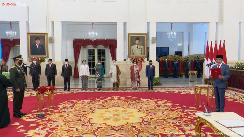 Jokowi lantik Jenderal Andika Perkasa jadi Panglima TNI