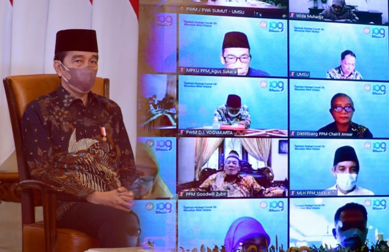 Milad ke-109, Jokowi apresiasi Muhammadiyah dalam penanganan Covid-19