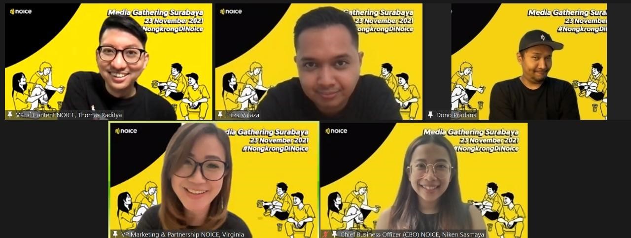 NOICE hadirkan wadah bagi konten kreator Surabaya unjuk kreativitas konten audio