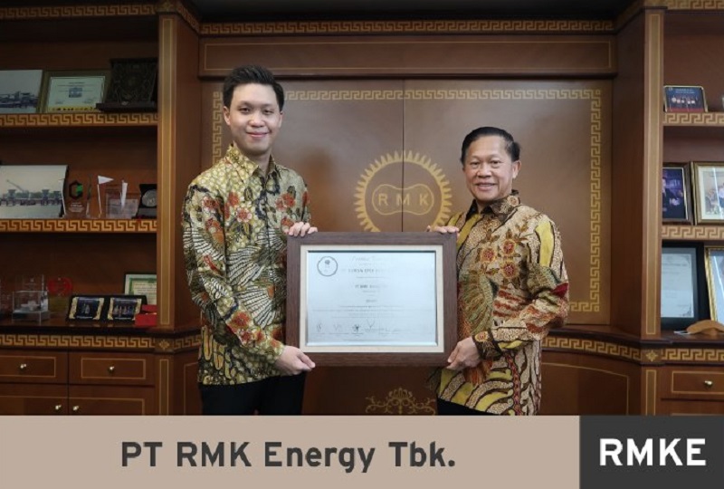 PT RMK Energy Tbk resmi menjadi emiten ke-760