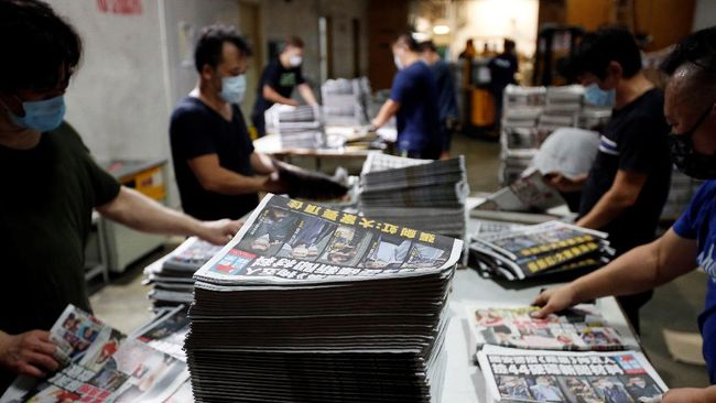 Razia pers, polisi Hong Kong tangkap 6 penggiat media independen