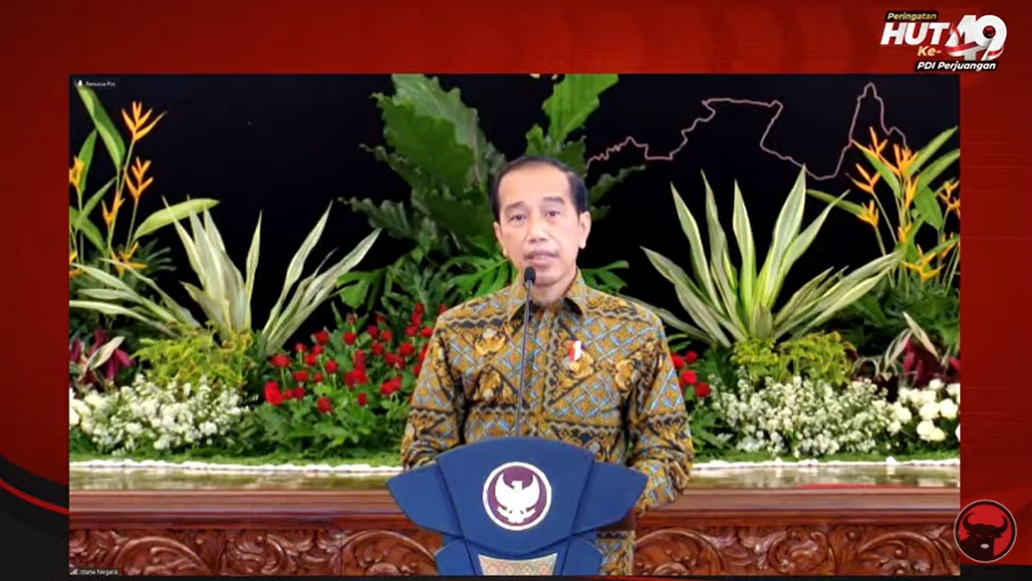 Jokowi: PDIP menjadi partai yang konsisten memperjuangkan rakyat kecil