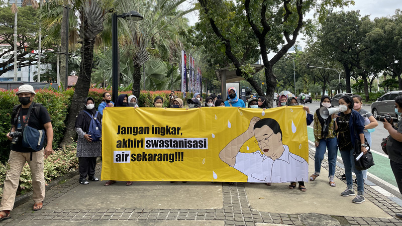 KMMSAJ: Transisi pengelolaan air Jakarta minim partisipasi publik dan tak transparan