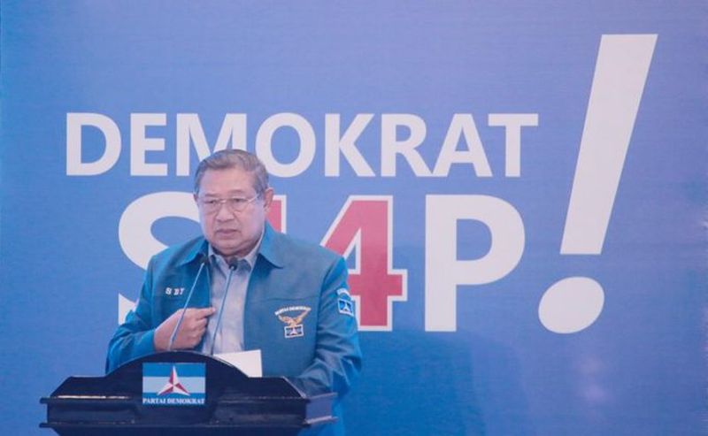 Melalui lukisan, SBY yakin Partai Demokrat kembali berjaya
