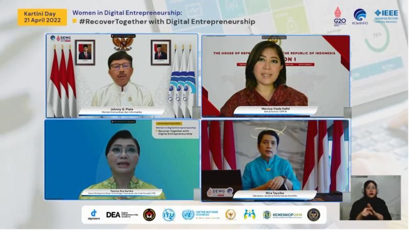 Menkominfo puji peran perempuan dalam UMKM yang menumbuhkan nilai ekonomi digital Indonesia 