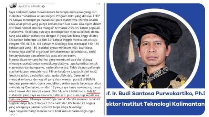 Soal postingan bernada rasis Rektor ITK di FB, Mahfud MD:  Tidak bijaksana