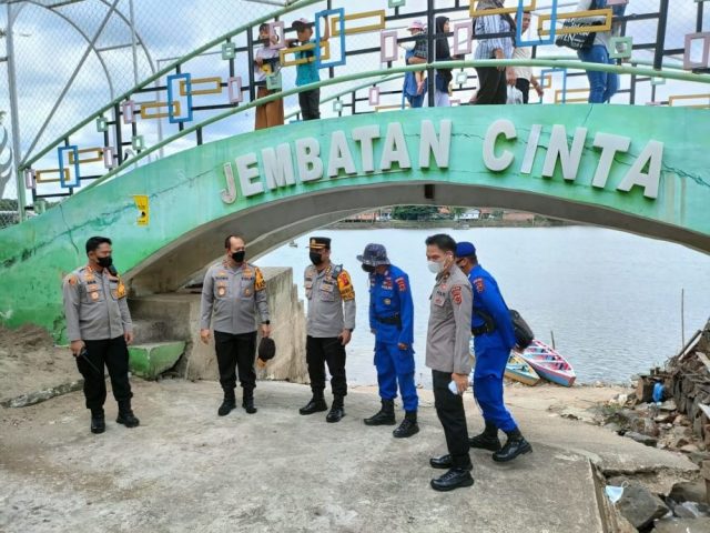 Dipadati pengunjung, Kapolda Jambi  datangi lokasi wisata danau Sipin 
